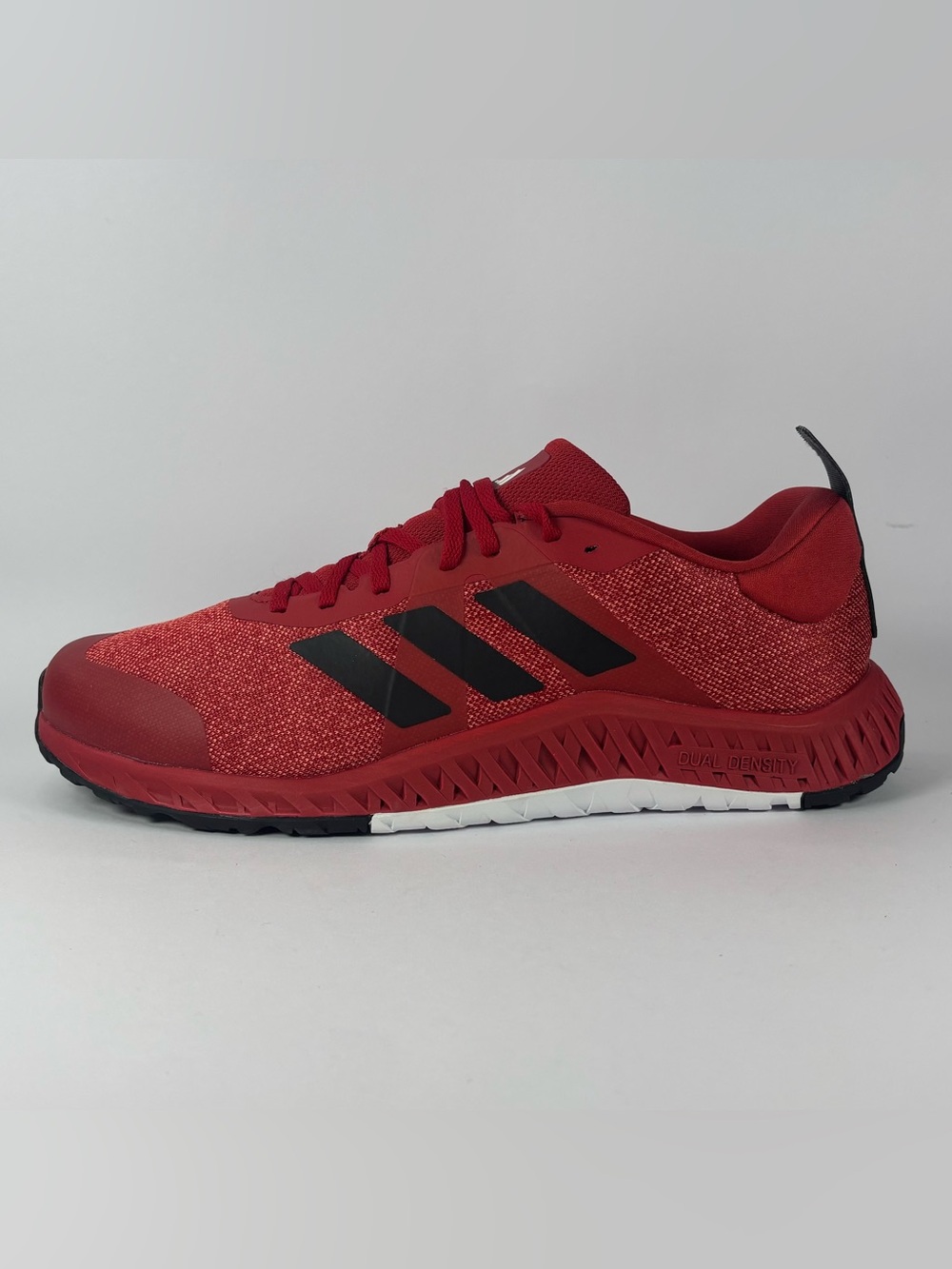 Adidas Training Men’s Size 8.5 Red Black Dual Density Shoes New Without Box